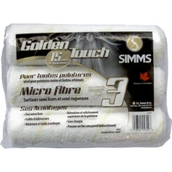 Manchon De Rechange Golden Touch Simms, Microfibre, Pour Surface Semi-rugueuse, 9 1/2 Po L. X 1 1/2 Po Diamètre, 3/pqt