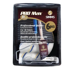 Ensemble Pour Peinture Simms Pro Max, 2 Rouleaux En Tissu, Pinceau, Monture, Bac, Doublure
