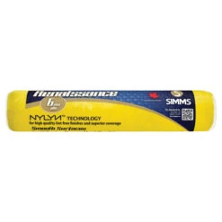 Manchon De Rechange Renaissance Simms, Technologie Nylyn, Jaune, Fibres Synthétiques, 9 1/2 Po L. -Teinture De Peinture 01585169c L