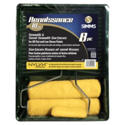 Ensemble Pour Peinture Simms Renaissance, 2 Grands Rouleaux, 2 Montures, Bac, Mini-rouleau, 2 Doublures 5 Ensemble Pour Peinture Simms Renaissance, 2 Grands Rouleaux, 2 Montures, Bac, Mini-rouleau, 2 Doublures -Teinture De Peinture 01585170b L