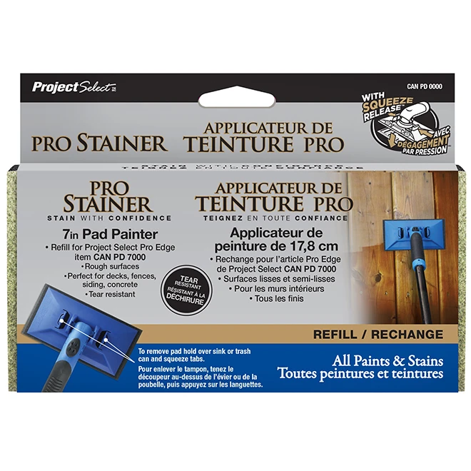 Tampon De Rechange Pour Applicateur De Teinture Project Select Simms, Antidéchirure, Pour Surface Rugueuse, 7 Po L. 3 Tampon De Rechange Pour Applicateur De Teinture Project Select Simms, Antidéchirure, Pour Surface Rugueuse, 7 Po L.