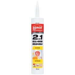 Scellant 2 Dans 1 LePage Pour Intérieur, Blanc, 295 Ml
