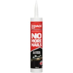 Adhésif Multi-usages No More Nails, Blanc, 266 Ml
