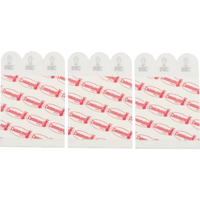 COMMAND Bandes De Rechange Pour Crochets Adhésifs, 9/paquet 3 COMMAND Bandes De Rechange Pour Crochets Adhésifs, 9/paquet