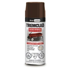 Peinture Antirouille En Aérosol Tremclad, 340 G, Brun, Lustré