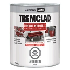 Peinture Antirouille Tremclad, 946 Ml, Aluminium, Fini Lustré