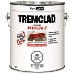 Antirouille, Tremclad(MD), 3,78 L, Blanc Lustré