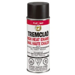 Peinture Haute Température En Aérosol 340g - Noir Mat