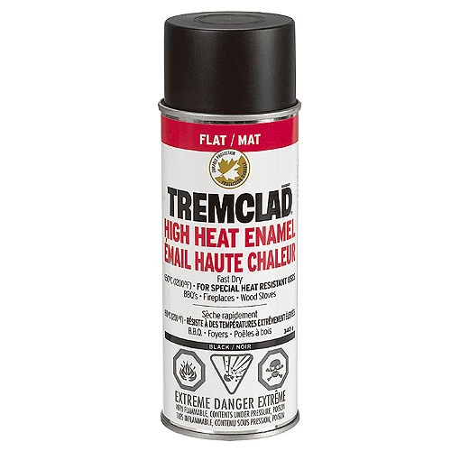 Peinture Haute Température En Aérosol 340g - Noir Mat 3 Peinture Haute Température En Aérosol 340g - Noir Mat