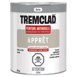 Apprêt Antirouille Tremclad(MD), 946 Ml, Gris