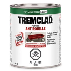 Peinture Antirouille Pour Métal à Base D'huile Tremclad, Vert John Deere, Fini Lustré, 946 Ml