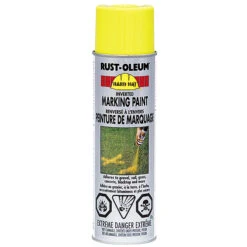 Peinture De Marquage En Aérosol Rust-Oleum, Renversé, 426 G, Jaune