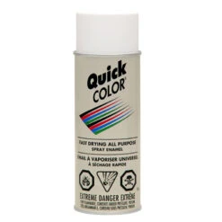 Émail à Vaporiser Universel Quick Color De Rust-Oleum, Blanc Mat, 283 G