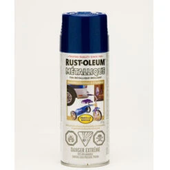 Peinture Métallique Antirouille Rust-Oleum, Bleu Cobalt, à Base D'huile, 312 G