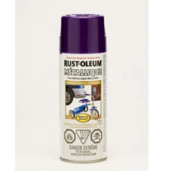 Peinture Métallique Antirouille à Pulvériser Rust-Oleum, Mauve , à Base D'huile, 312 G