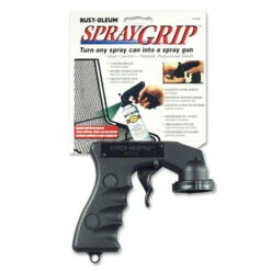 Pistolet Rust-Oleum Spray Grip, Verrouillage De Sécurité, Gâchette à 2 Doigts, Ressort, Noir
