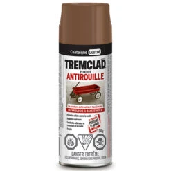 Peinture Antirouille En Aérosol Tremclad, 340 G, Châtaigne, Lustré
