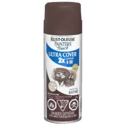 Peinture En Aérosol Ultra Cover 2X, Intérieur/extérieur, 340 G, Expresso Satiné