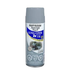 Peinture En Aérosol Ultra Cover 2X, Intérieur/extérieur, 340 G, Gris Hivernal, Lustré