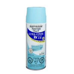 Peinture En Aérosol Ultra Cover 2X, Intérieur/extérieur, 340 G, Aqua, Satiné