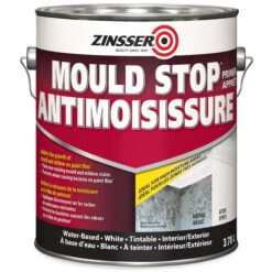 Rust-Oleum Apprêt Anti-moisissure Intérieur/extérieur, Zinsser, à Base D'eau 3,78 L Blanc