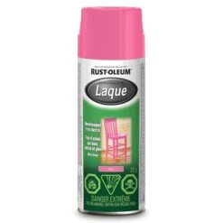 Peinture En Aérosol Rust-Oleum, Laque Rose Lustré (312 G)