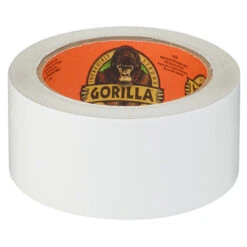 Rouleau De Ruban Adhésif Gorilla, Blanc, Résistant Aux Intempéries, 30 Pi L. X 1,88 Po L.