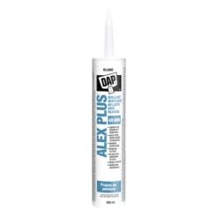 Scellant Au Latex Acrylique Et Silicone Alex Plus Par DAP, 300 Ml, Clair