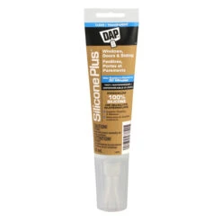 Scellant Pour Portes Et Fenêtres Silicone Plus De Dap, Transparent, Pour Utilisation Intérieure Ou Extérieure, 83 Ml