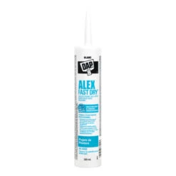 Scellant Au Latex Acrylique Et Silicone Alex Fast Dry Par DAP, 300 Ml, Blanc