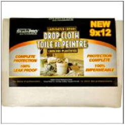 Toile De Protection En Coton Plastifié StainPro, Polypropylène, Sans Fuites, 12 Pi X 9 Pi