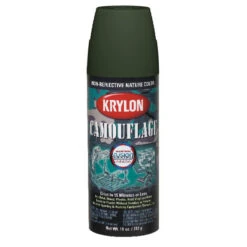 Peinture Camouflage En Aérosol Krylon Fusion, émaillé, Sans-reflets, Kaki, 340 G