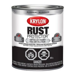Peinture Antirouille Rust Protector De Krylon, à Base D'huile, Aluminium Métallique, 946 Ml