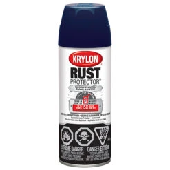 Peinture Antirouille émaillée En Aérosol Rust Protector De Krylon, à Base D'huile, Bleu Marin Lustré, 340 G