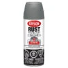 Peinture Antirouille émaillée En Aérosol Rust Protector De Krylon, à Base D'huile, Gris Fumée Lustré, 340 G