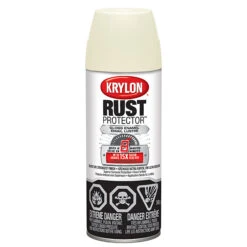 Peinture Antirouille émaillée En Aérosol Rust Protector De Krylon, à Base D'huile, Ivoire Lustré, 340 G