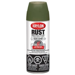 Peinture Antirouille émaillée En Aérosol Rust Protector De Krylon, à Base D'huile, Vert Forêt Lustré, 340 G