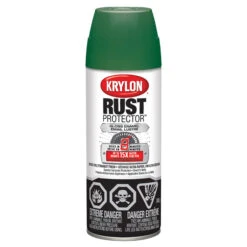 Peinture Antirouille émaillée En Aérosol Rust Protector De Krylon, à Base D'huile, Vert Lustré, 340 G