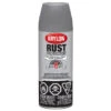 Apprêt Antirouille En Aérosol Rust Protector De Krylon, à Base D'huile, Gris Mat, 340 G