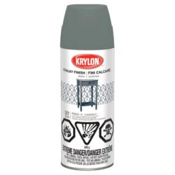 Peinture Fini Calcaire En Aérosol Krylon, à Base D'huile, Ardoise Mat, 340 G