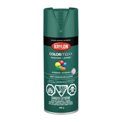 Krylon Peinture Et Apprêt COLORmaxx, Aérosol, 340 G, Vert Chasseur