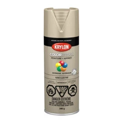 Peinture Et Apprêt Tout-en-un COLORmaxx De Krylon, à Pulvériser, Lustré, Kaki, 340 G