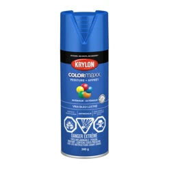 Krylon Peinture Et Apprêt COLORmaxx, Aérosol, 340 G, Vrai Bleu