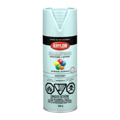 Krylon Peinture Et Apprêt COLORmaxx, Aérosol, 340 G, Aqua Mat