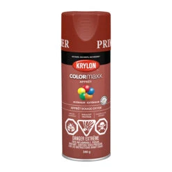 Peinture Et Apprêt Krylon Colormaxx, 340 G, Rouge Oxyde