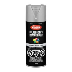 Peinture Et Apprêt Krylon Colormaxx, 340 G, Argent Métallique