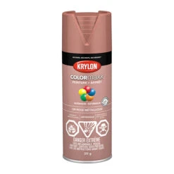Peinture Et Apprêt Krylon Colormaxx, 340 G, Or Rose