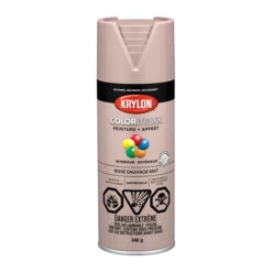 Peinture Et Apprêt Krylon Colormaxx, 340 G, Rose Sauvage