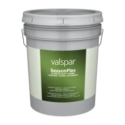 Peinture Extérieure Teintable SeasonFlex De Valspar, Base 1, Blanc Semi-lustré (18,6 L)