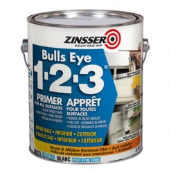 Apprêt D'impression Bulls Eye 1-2-3(MD), 3,7 L, Blanc